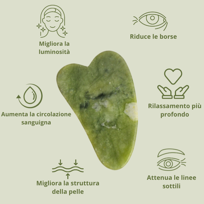 Jade Gua Sha™: Smooth and wrinkle-free